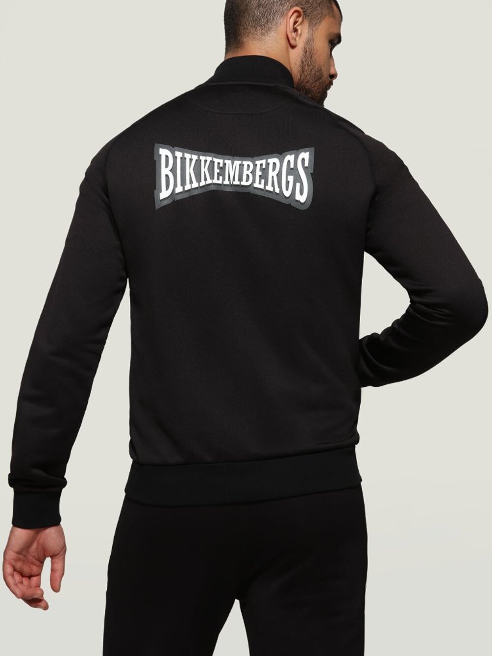 Bikkembergs Track Jacket, Black, Size Medium, New Without Tags.
